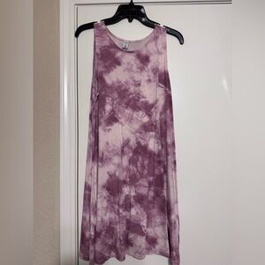 Old Navy Mauve/Pink Tie-Dye Dress